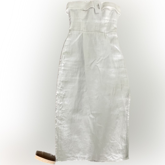 NEW | Reformation Marcella Linen Dress | Size 0 - Picture 6 of 6